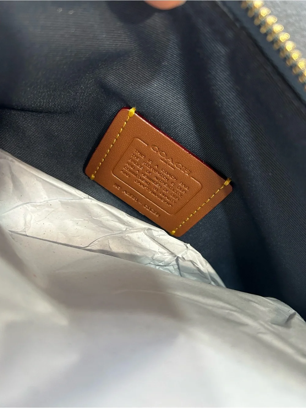 Coach nwt quilted